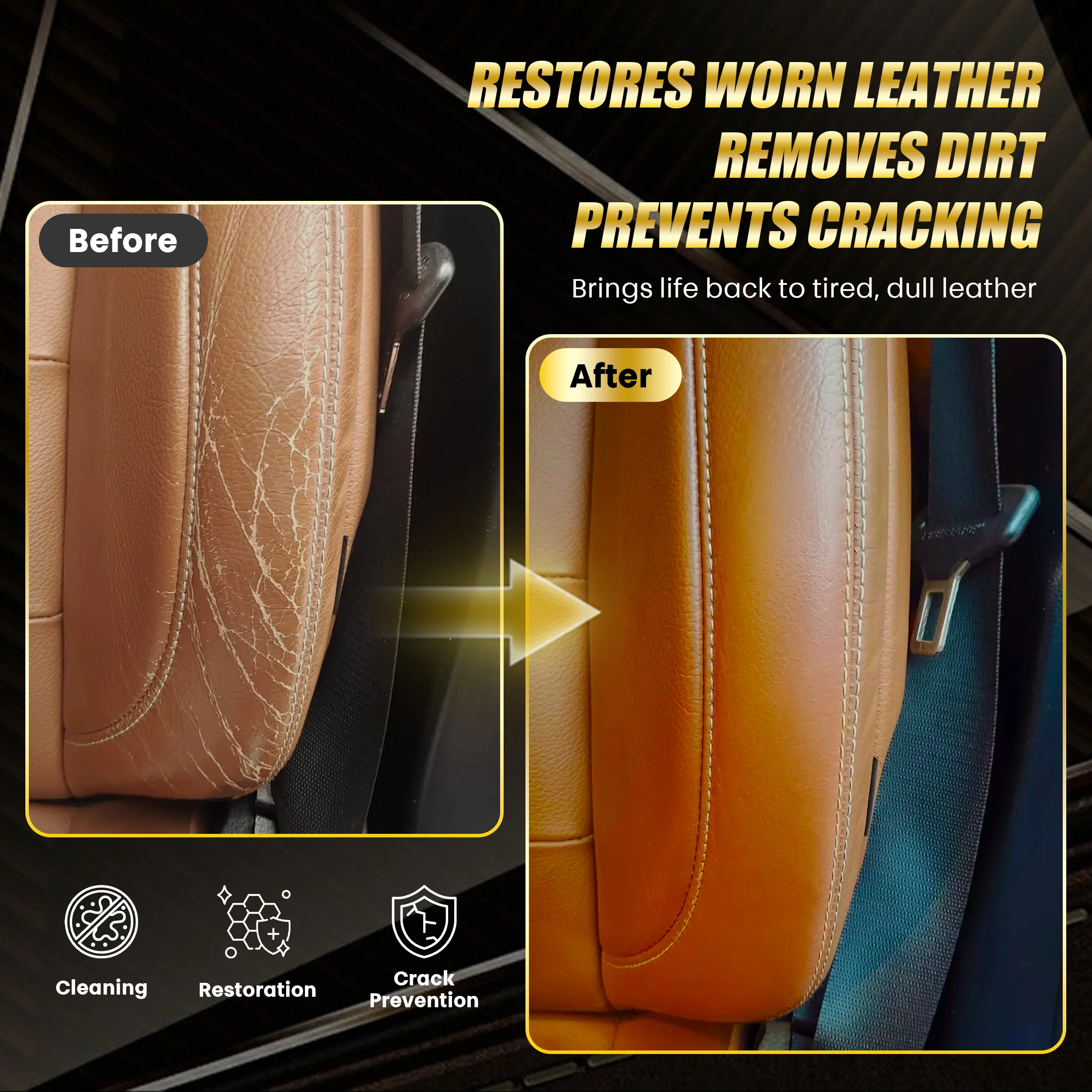 Leather coating