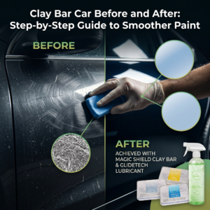 clay bar car before and after