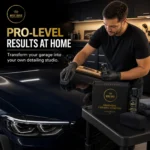 Applying Magic Shield Graphene Ceramic Coating in a home garage