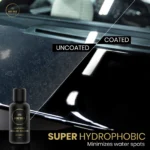 Hydrophobic coating water beading comparison