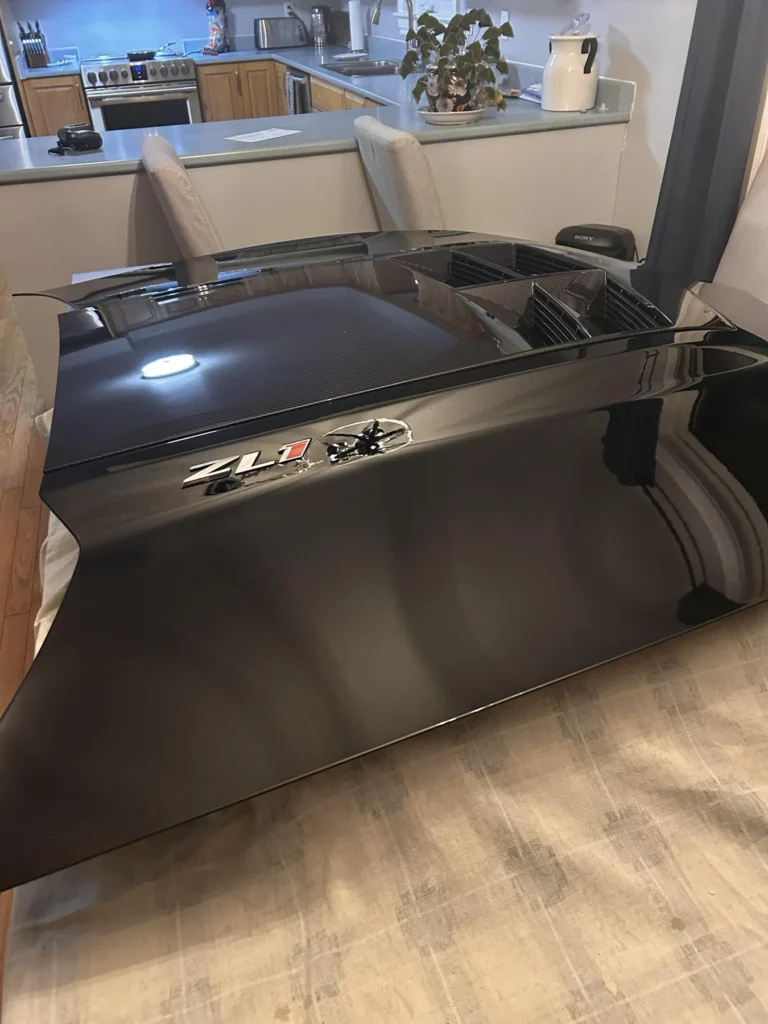 A Magic Shield owner's polished black pickup truck