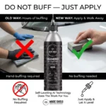 diamond ai coating no buffing self leveling ceramic coating application
