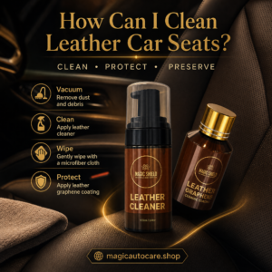 how can I clean leather car seats