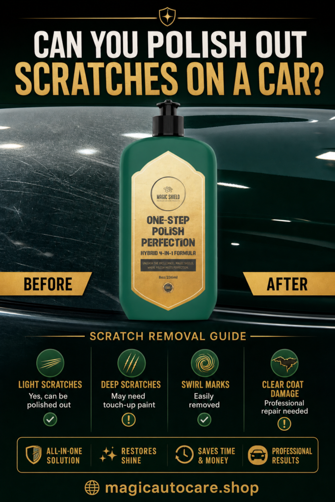 can you polish out scratches on a car