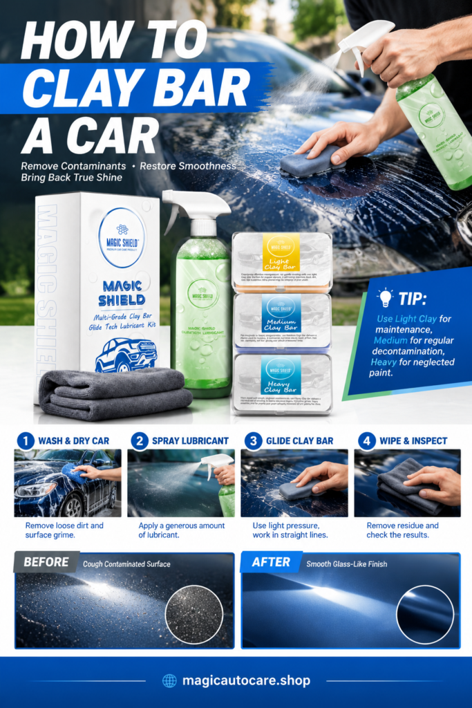 how to clay bar a car