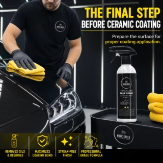 Prep Spray final wipe before applying ceramic coating